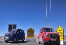 అత్యంత ఎత్తులో ప్రయాణించిన మహేంద్ర ఎక్స్ యు వి 700…