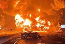 ఘోర ప్రమాదం ఆయిల్ ట్యాంకర్ పేలి 21 మంది మృతి…