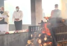 ప్రదాని మోదీ తల్లి అంత్యక్రియలు