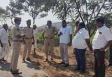 ప్రమాదపు సంఘటన స్థలలను పరిశీలించిన ఏసిపి వెంకటేశ్వర్లు