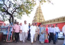 కేసీఆర్ పర్యటన ఏర్పాట్లను పరిశీలించిన: మంత్రి