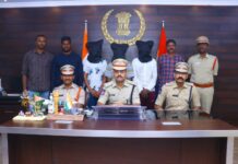 హత్య కేసులో ముగ్గురు నిందితుల అరెస్టు