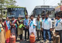 వైఎస్ఆర్ తెలంగాణ పార్టీ అద్వర్యంలో మహాదర్న