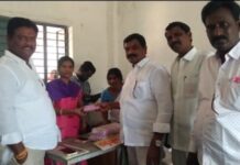 కంటి వెలుగు శిబిరాన్ని ప్రారంభించిన ఎంపీటీసీ