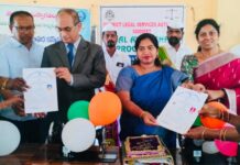 నేషనల్ అకాడమీ ఆఫ్ కన్స్ట్రక్షన్, లీగల్ సెల్ ఆధ్వర్యంలో కుట్టు మిషన్ల పంపిణీ