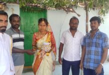 నిరుపేద వధువు వివాహానికి ఆర్థిక సాయం..