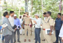 ఆవిర్భావ దినోత్సవ వేడుకల ఏర్పాట్లను పరిశీలించిన