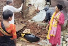 పట్టణంలో పునరావాస కేంద్రం ఏర్పాటు