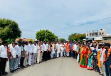 మోడీ సభకు భారీగా తరలి వెళ్లిన బిజెపి శ్రేణులు