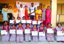 జాతీయ స్థాయి కరాటే టోర్నమెంట్స్ లో మెరిసిన కేజీబివి విద్యార్థులు