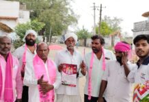 కొత్త ప్రభాకర్ రెడ్డి గెలుపు కోసం ఇంట్టిటి ప్రచారం.